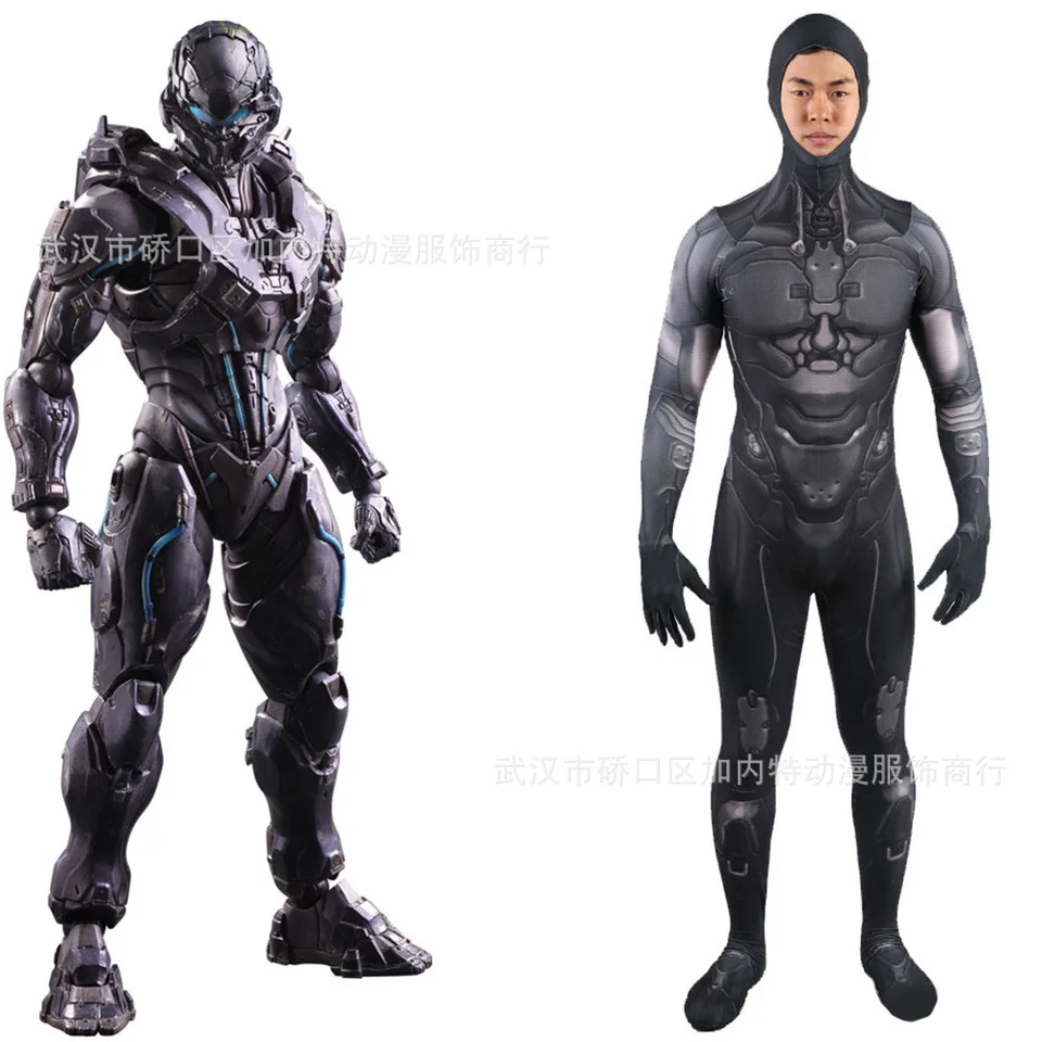 3D tlač Male Master Hlavný hra Cosplay kostým Zentai Bodysuit na mieru vyrobený Halloween kostým Zentai kombinéza kombinézy