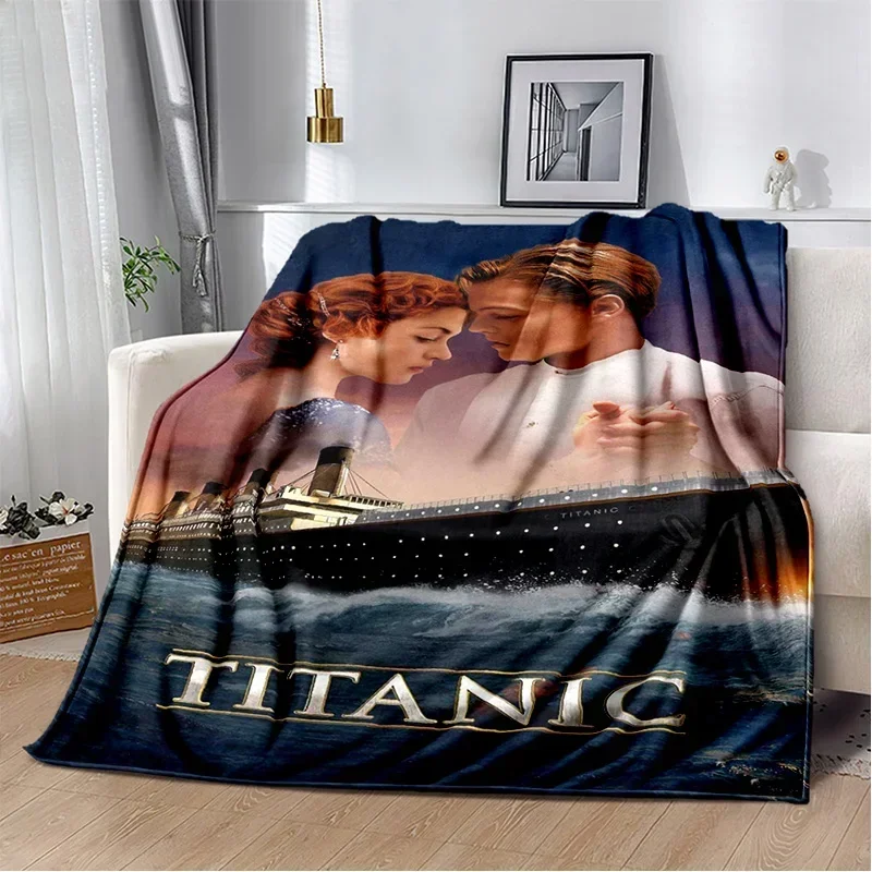3D tlač Titanic Movie Plagát prikrývku, prikrývka mäkkého hodu pre domácu spálňu pohovka piknik cestovná kancelária Odpočívajte prikrývku Deti