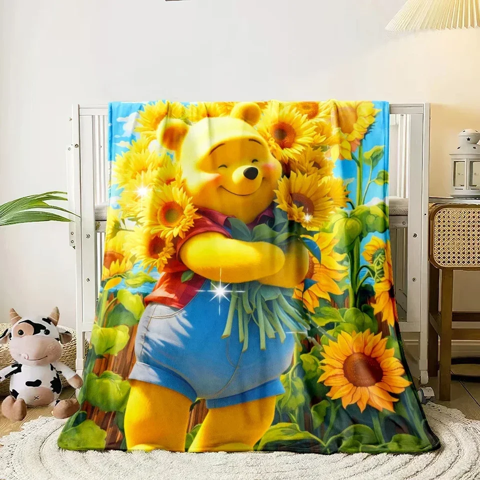 3D tlač Winnie Baby prikrývka Štyri sezóny pohovky postele Obýva