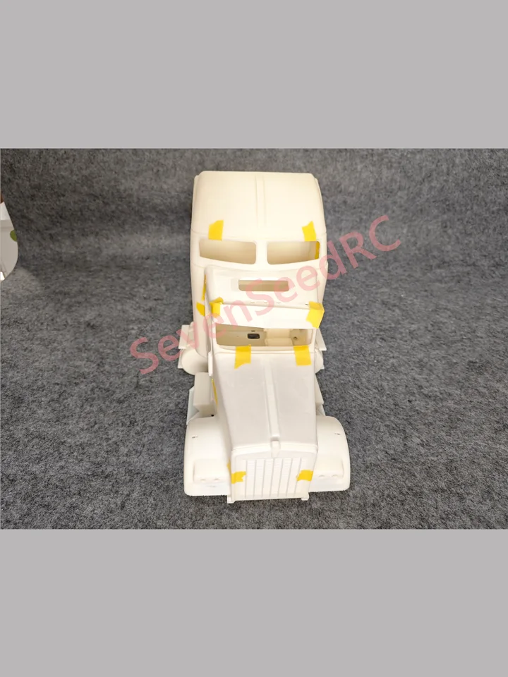3D tlačená kabína kúpna kamión Kenworth 900 1/14 pre FMX statický bodový model JDM-110 Tamiya Lesu Lxy Scaleclub