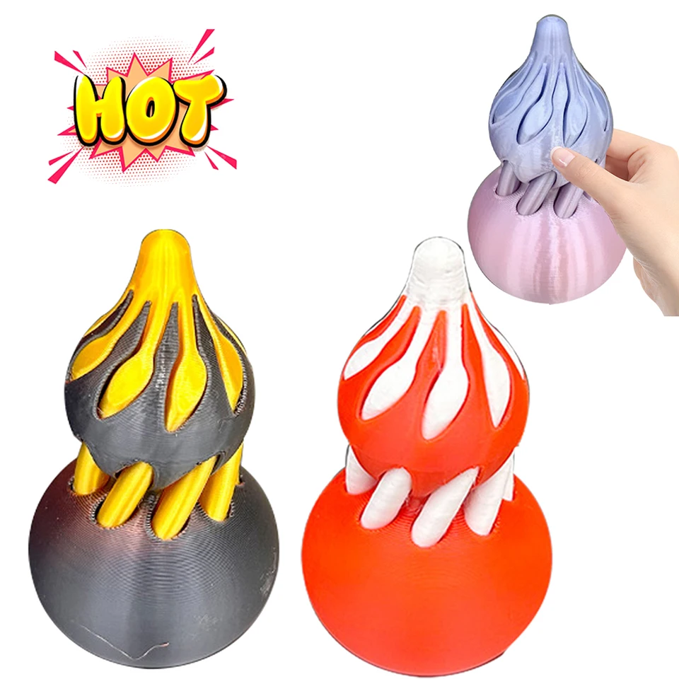 3D tlačená kolekcia guľôčková kocka fidgeting hračky detský stres reliéf tabuľka hračky 3D tlačte