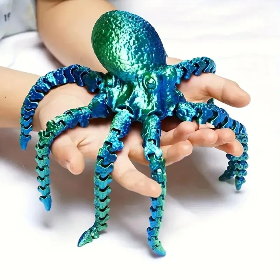 3D tlačené chobotnice Zvieratá Hray morské zvieratá zbierka chobotnica zbera
