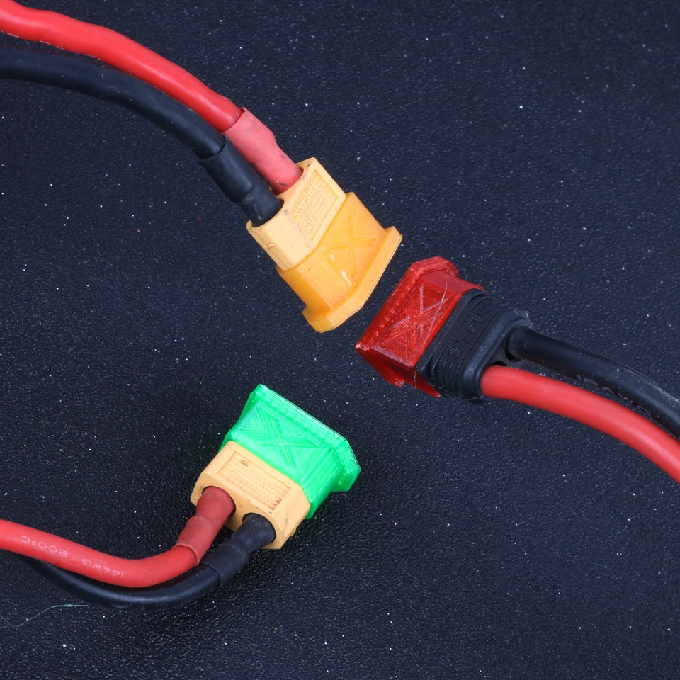3D tlačené TPU Samecká samica zástrčka ochranca kryt kryt krytu krytu puzdro pre puzdro pre AMASS XT60 XT30