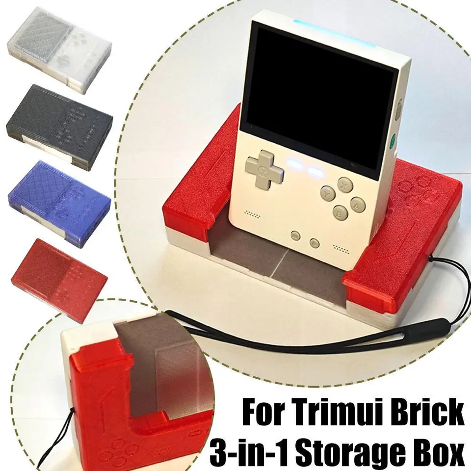 3D tlačiarenské výrobky pre TREMUI BRICK 3-IN-1 Magnetic Storage Box Full Chráni