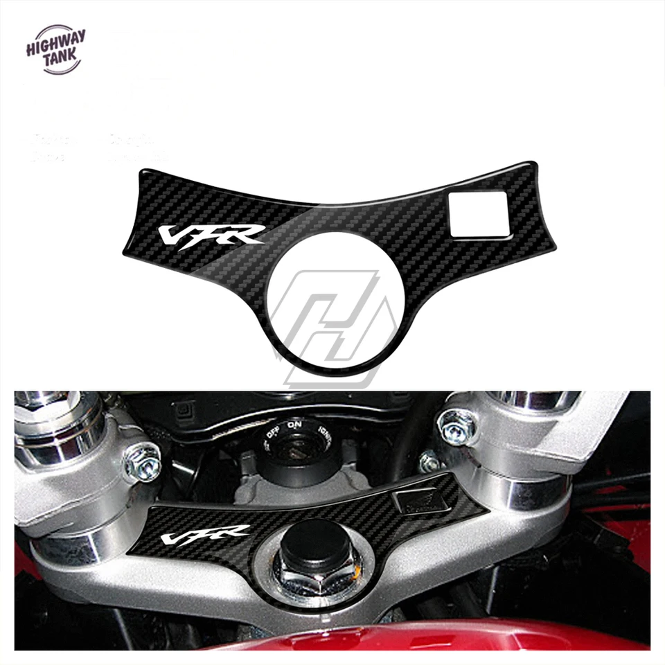 3D uhlíkový pohľad na obrancu Triple Jarmo pre obrancu Honda VFR 800 2002-2006