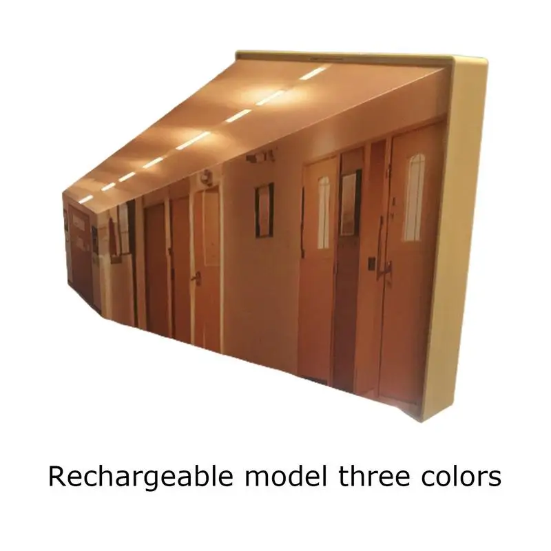 3D voľného oka LED LED Ambient Lights 3D vizuálne voľné oko nočné svetlo Kreatívna dekoratívna lampa namontovaná na stenu 3 Svetelné režimy pre chodbu