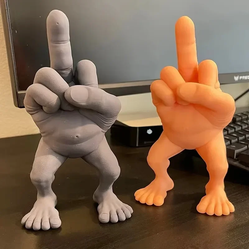 3D vytlačené stolové dekorácie stredný prst foru