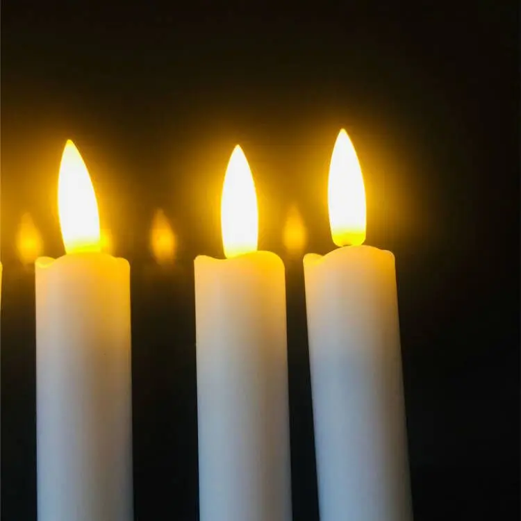 3D Wick Flamless Candlesticks Blikajúca LED sladka sviečka s diaľkovou a časovacou funkciou batéria ovládaná okenná slepka-16cm/25 cm
