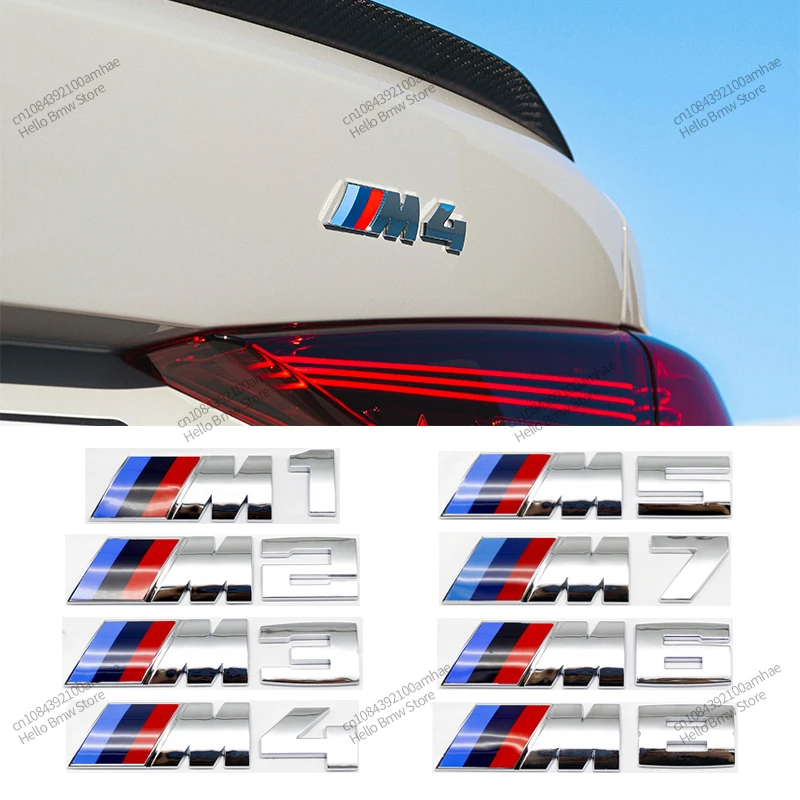 3D zadný kmeň Emblem Badge Logo Stupet CARTA BMW E46 E60 E64 F10 F20 F30 F06 F12 F13 E90 E92 E93 F80 F82 F87 M1 M2 M3 M4 M5 M8 M8