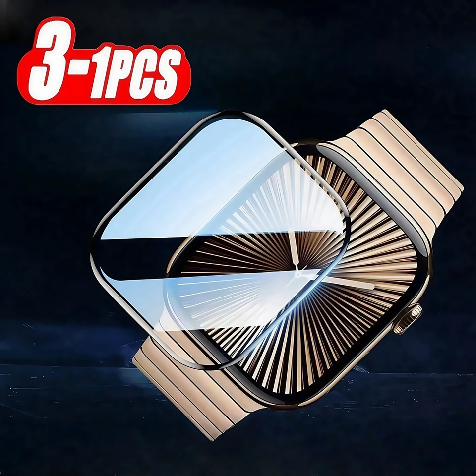 3D zakrivený film pre Apple Watch Series 10 46 mm 42 mm HD Clear Soft Soft Screen Atter Chránič pre IWATCH S10 42 mm 46 mm nie sklo