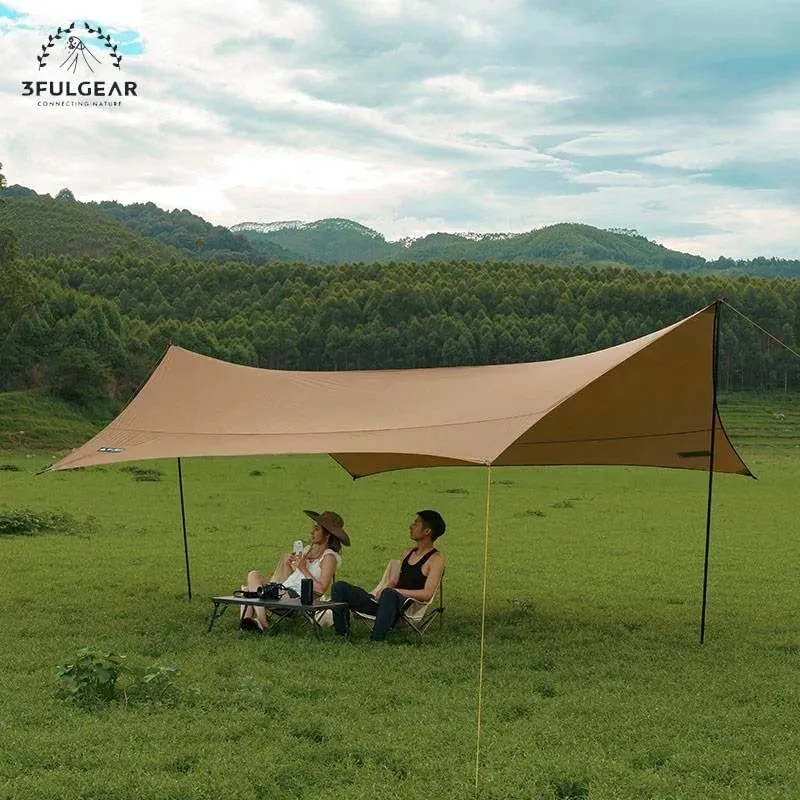 3f UL Gear Beetle-16 2.0 Kempingový tieňový tieň exteriéru plachta Slnko Pergola Pergola pre vonkajšiu cestovnú markízu vodotesná plachta