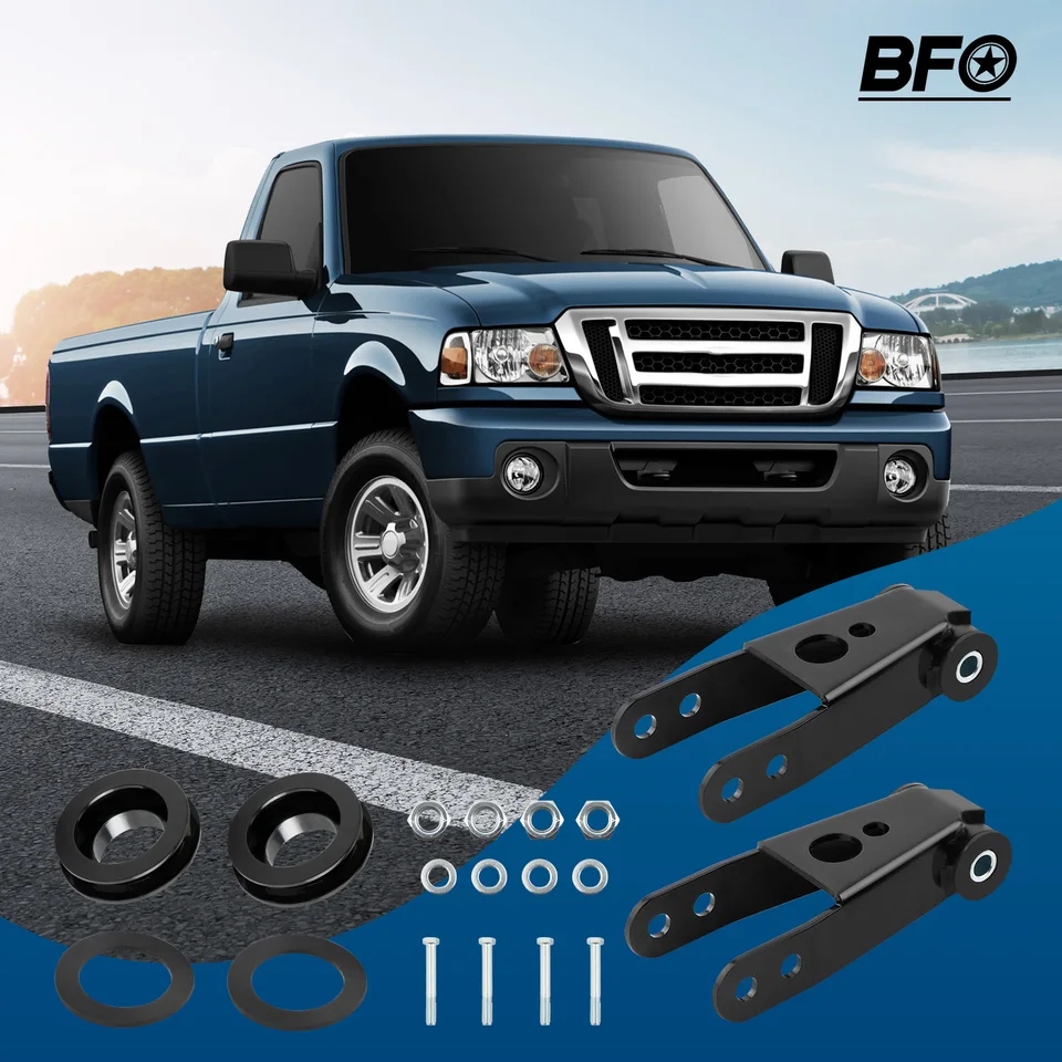 3in predná 2inová súprava na vyrovnávanie zadnej rovnosti pre Ford Ranger 2WD 1998-2011