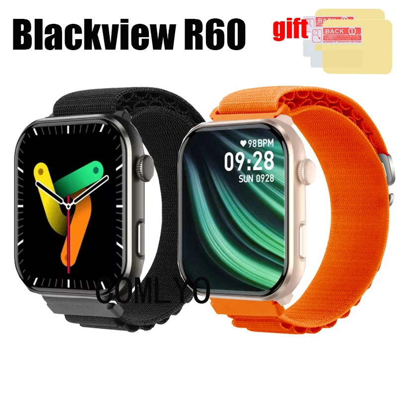 3in1 Band pre BlackView R60 Smart Watch Strap Nylon Soft Bracelet Bands Bands Belt Screen Film Film