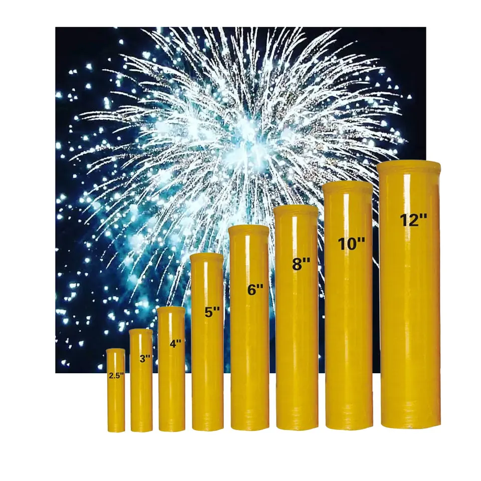 3inch sklenené vlákno mlčanie trubice Shoot Shoot Fireworks spustenie valcového displeja zo sklenených vlákien shell pyrotechnické svadobné udalosti Zariadenie