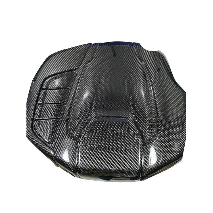 3K Twill Carbon Weave v lesklom povrchovom povrchovom povrchu suchých uhlíkových vlákien pre Audi A4, A5, A6, A7, Q5, MACAN B9