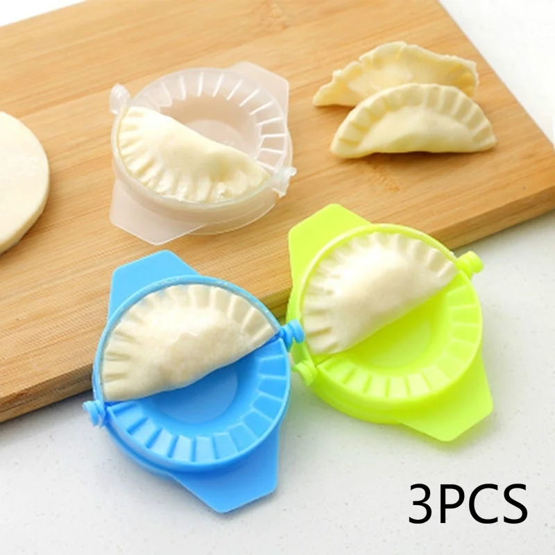 3ks/ 1pc knedlíka Maker Zariadenie Nové kuchynské náradie knedle Jiaozi Maker Zariadenie Easy pre domácich majstrov pre DIY Food form kuchynské spotrebiče