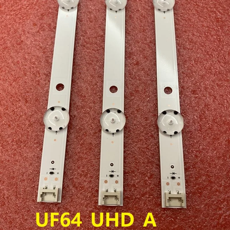 3ks 8led LED podsvietenie pre TV 43UF640T 43UH619V 43UH620V 43UH610V 43UH6030 43UF6407 43LH60_FHD_A UF64_UHD_A 43LH60FHD 43UF6409