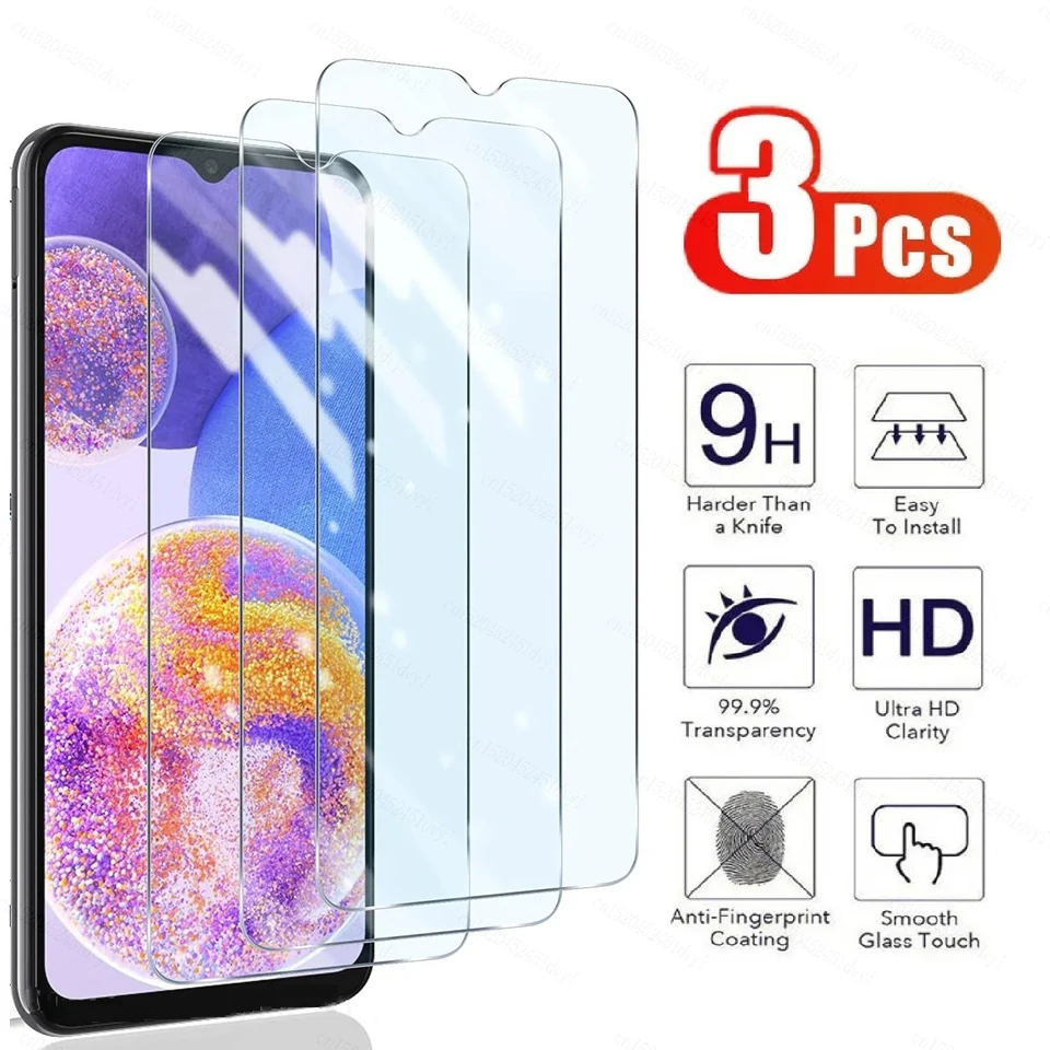 3ks 999d temperované sklo pre Samsung Galaxy A03 A13 A33 A53 A73 M23 M33 M53 Chránič obrazovky A02 A12 A22 A32 A52 A72
