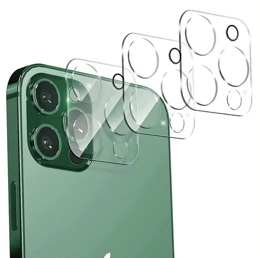 3ks 9h zadná šošovka Temperované sklo pre iPhone 16 15 13 12 Pro Max Plus plné chránič obrazovky pre iPhone 13 Mini sklo