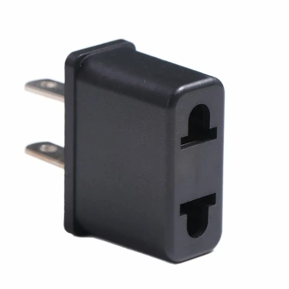3ks American to Európske americké doplnkové adaptér 250V 6A Elektrické napájacie zástrčky Plastové EÚ pre nás US