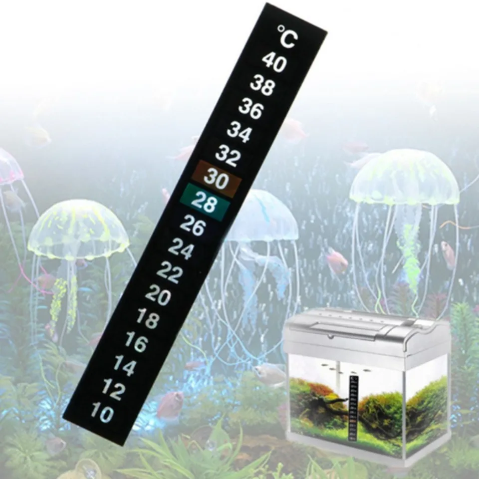 3ks Digitálne akvárium Fish Tank Chladnička Termometer na meranie nálepiek Nástroje na reguláciu teploty