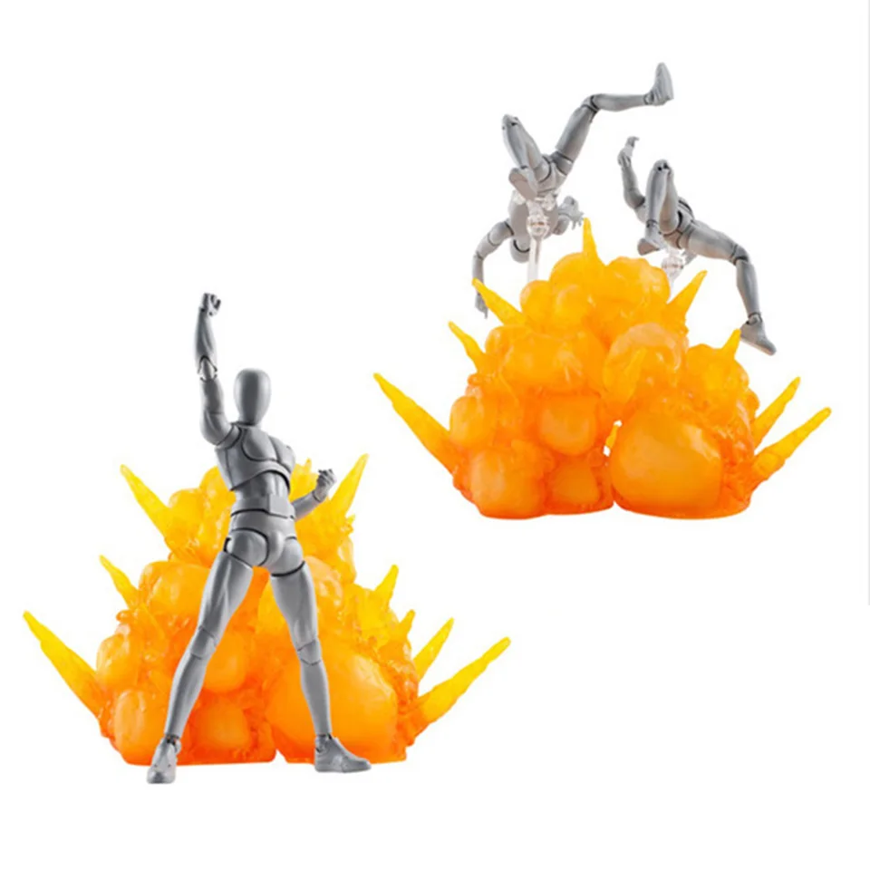 3ks dymová scéna Model výbušná efekt Solid Dekorácia pre model Gundam