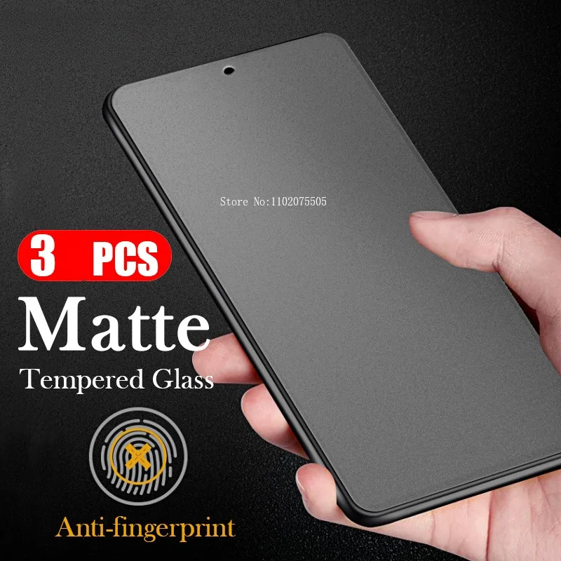 3ks matné temperované sklo pre Samsung A02S M31S M51 M10 M11 M20 M21 M30 M40 A51 A71 A52 A72 A32 A32
