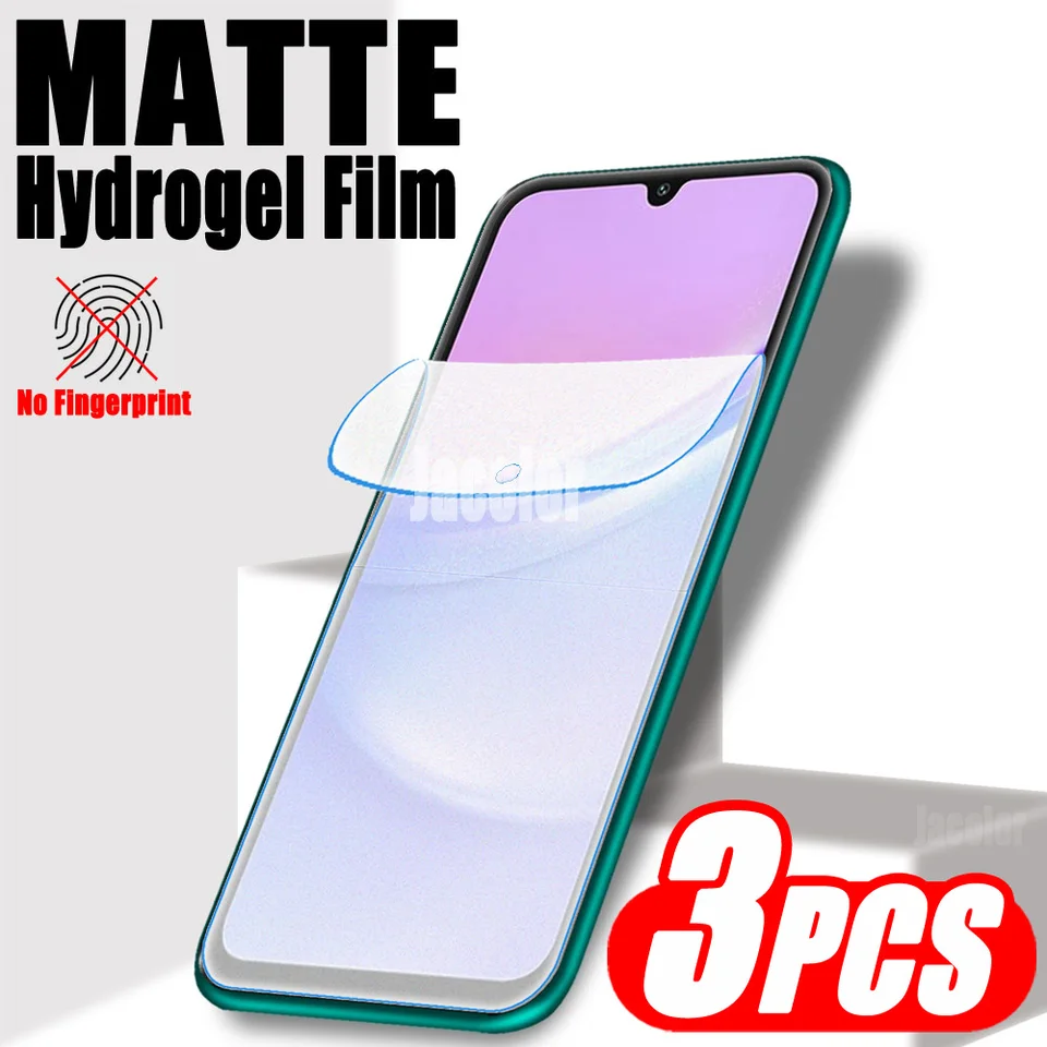 3ks matný hydrogélový film pre Samsung Galaxy A55 A35 A25 A15 5G 5G Film Bezpečnostný vodný gél nie sklenený Samsumg Galaxi A 55 35 25 15 15