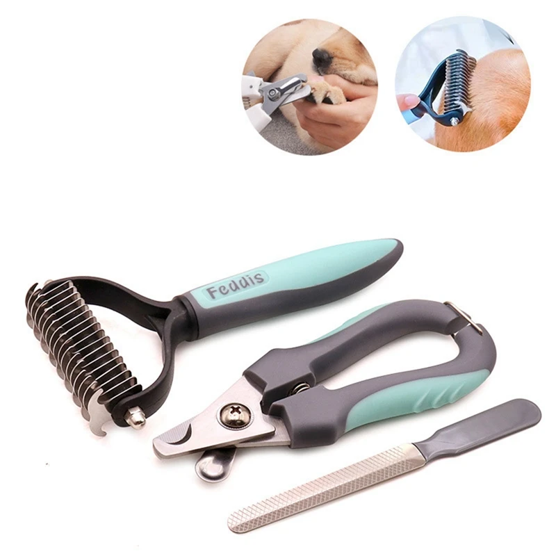3ks Pet Cat Cat Dog Grooming Cleaning Tools Set Dogs