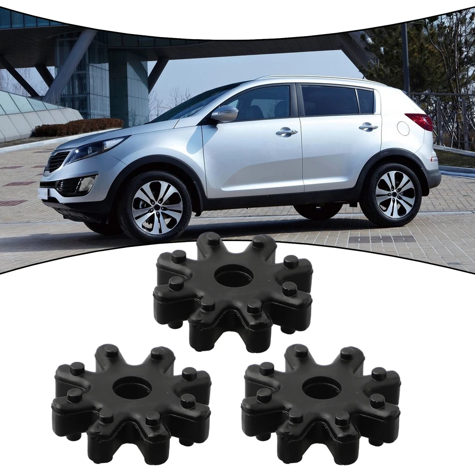 3ks pre hyundai pre kia flexibilné riadenie spojka čiernej gumovej spojky ľahká inštalácia automobilový výmena 563152k000fff