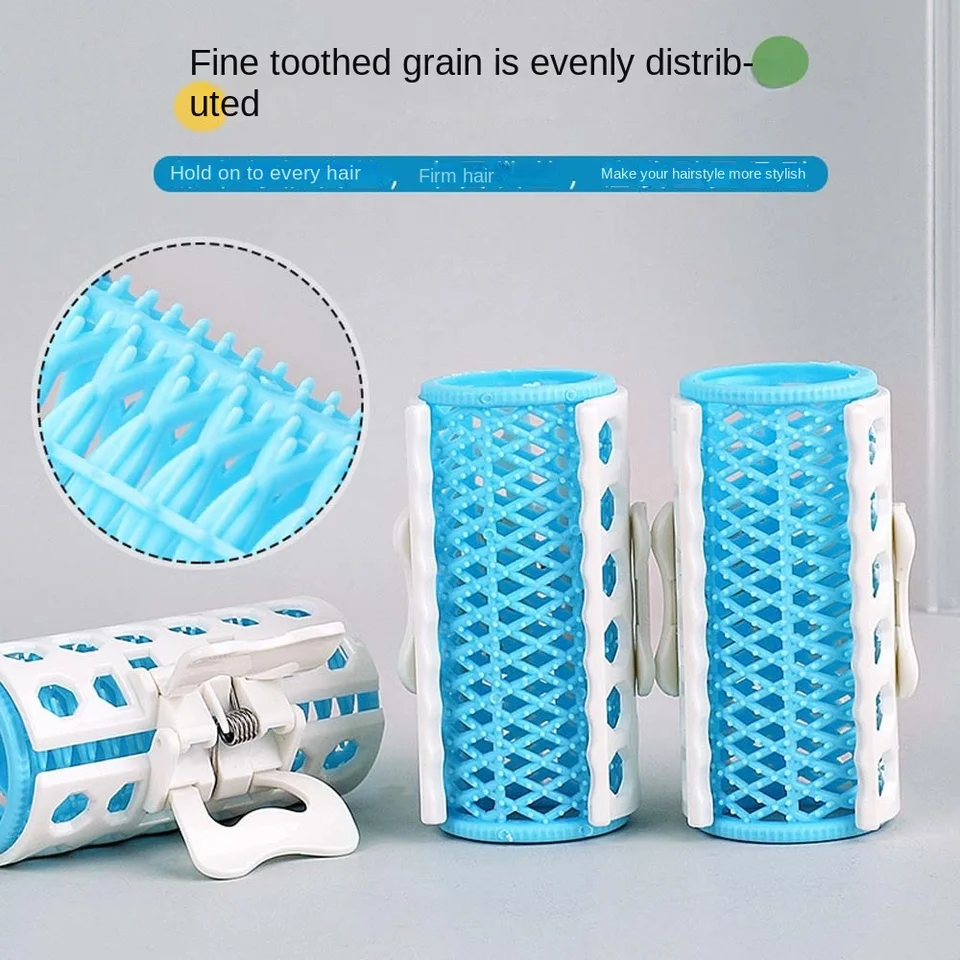 3ks/set veľkí priľnavé ulipy kučeravé vlasové valček Bang Roll Curler Kajenie Kaderné príslušenstvo