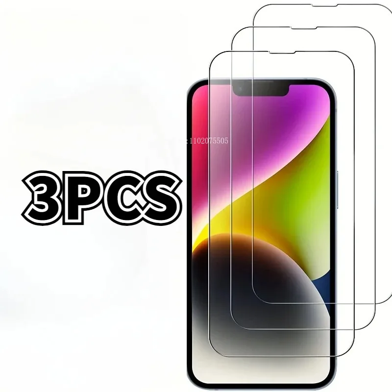3ks temperované sklo pre iPhone 15 Pro Max 15 14 plus 12 13 chránič mini obrazovky pre 11 Pro 6 7 8Plus xr xs max SE 2 SE 3 sklo