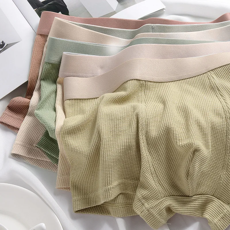 3ks/veľa pohodlných bavlníkových mužských boxerov priedušných mužov spodná bielizeň Yong Man Bodysuit Underwear Mužské šortky xxl 3xl Homme nohavičky