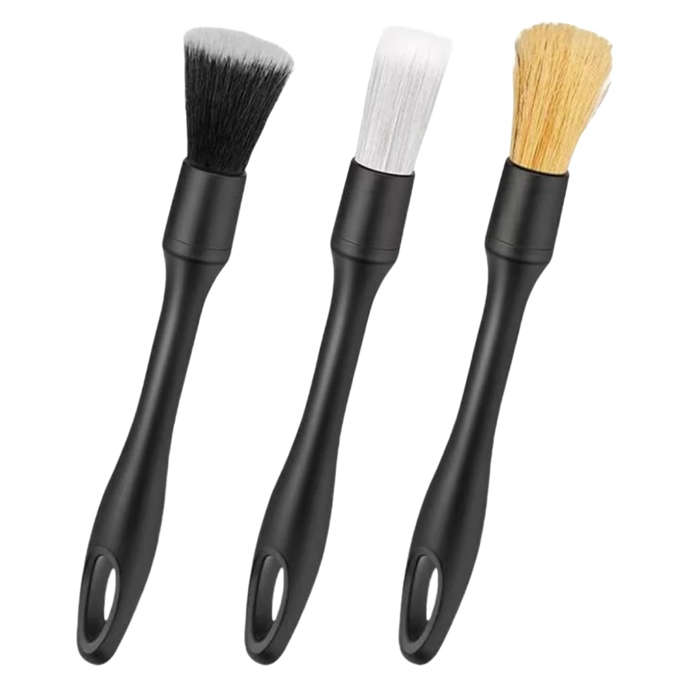 3ks čistiace kefové vozidlo klimatizácia Vent Clean Crevice Sweep Duster Duster CAR Interiér s náradím náradia na umývanie kefy