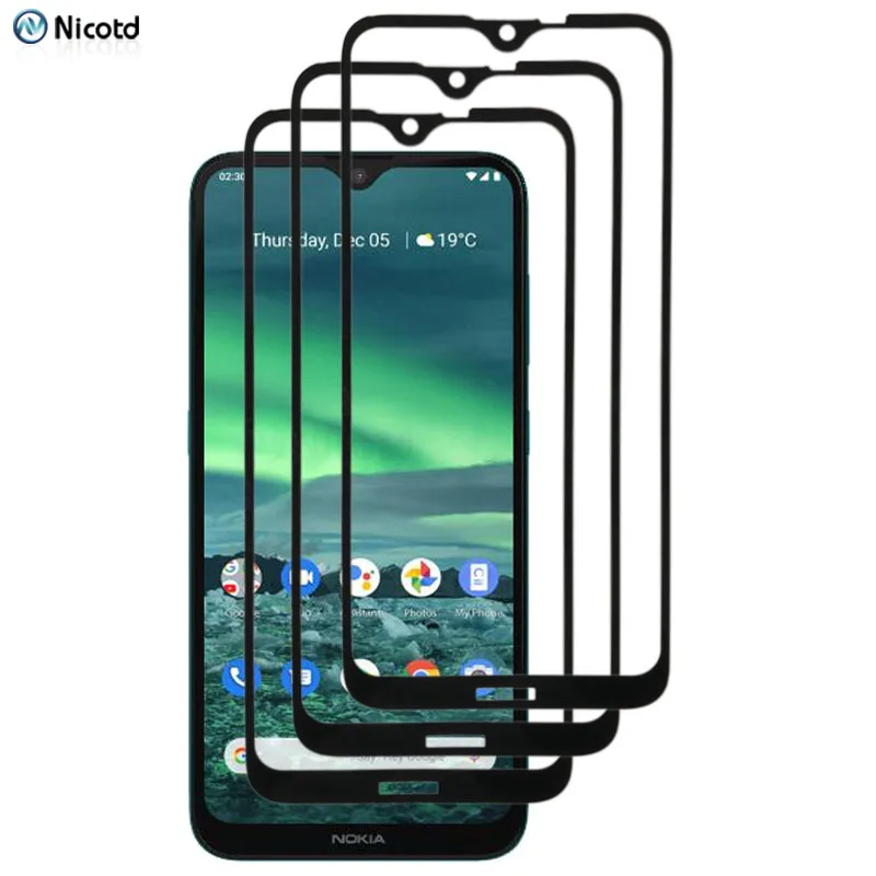 3ks/šarža s úplným chránením obrazovky pre Nokia 2.3 1,3 5.3 8.3 5G Premium Protection Glass Film pre Nokia 7.2 6.2 4.2 3.2 2.2