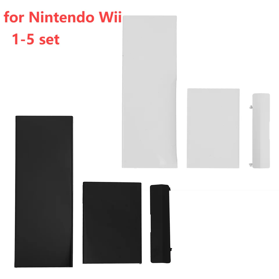 3ksové pamäťové karty Dvery Slot Cover Velí Vekie 3 v 1 pamäťový port Dverom Baffle Game Console Accessories Fit for Nintendo Wii