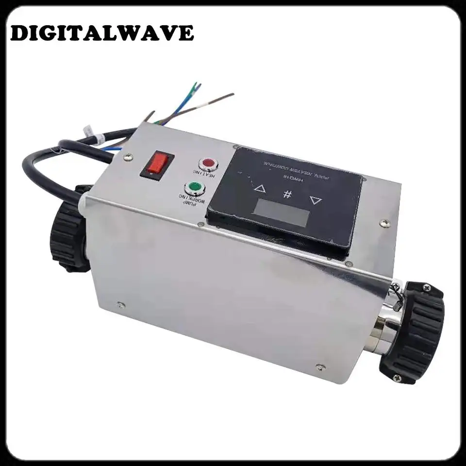 3KW 220V Ohrievač bazénu Elektrický bazén a kúpeľné kúpeľné vykurovacie vane ohrievač vody Termostat 220V Plavecké príslušenstvo