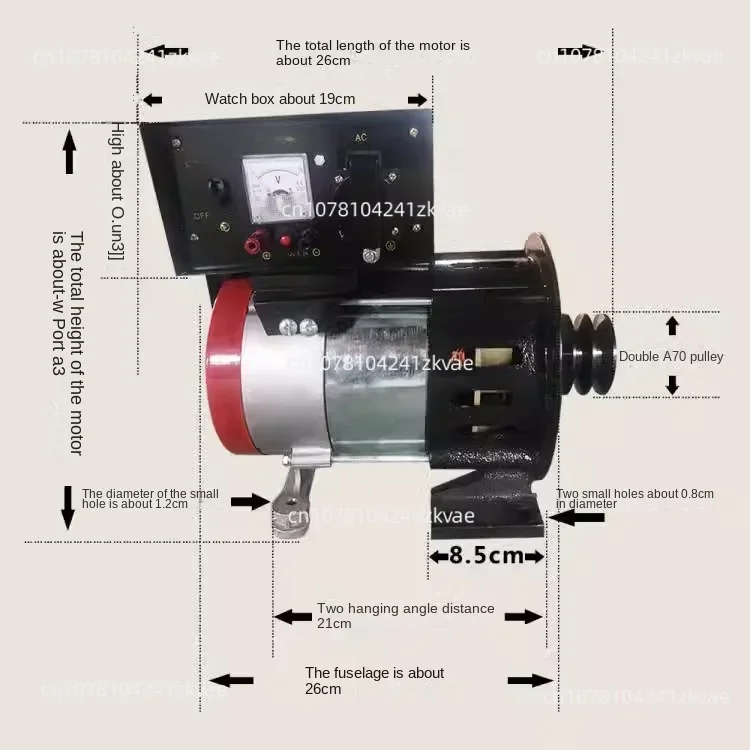 3KW 5KW 8kW Frekvencia generátora 50 Hz 220V Vysoký výkon malého generátora