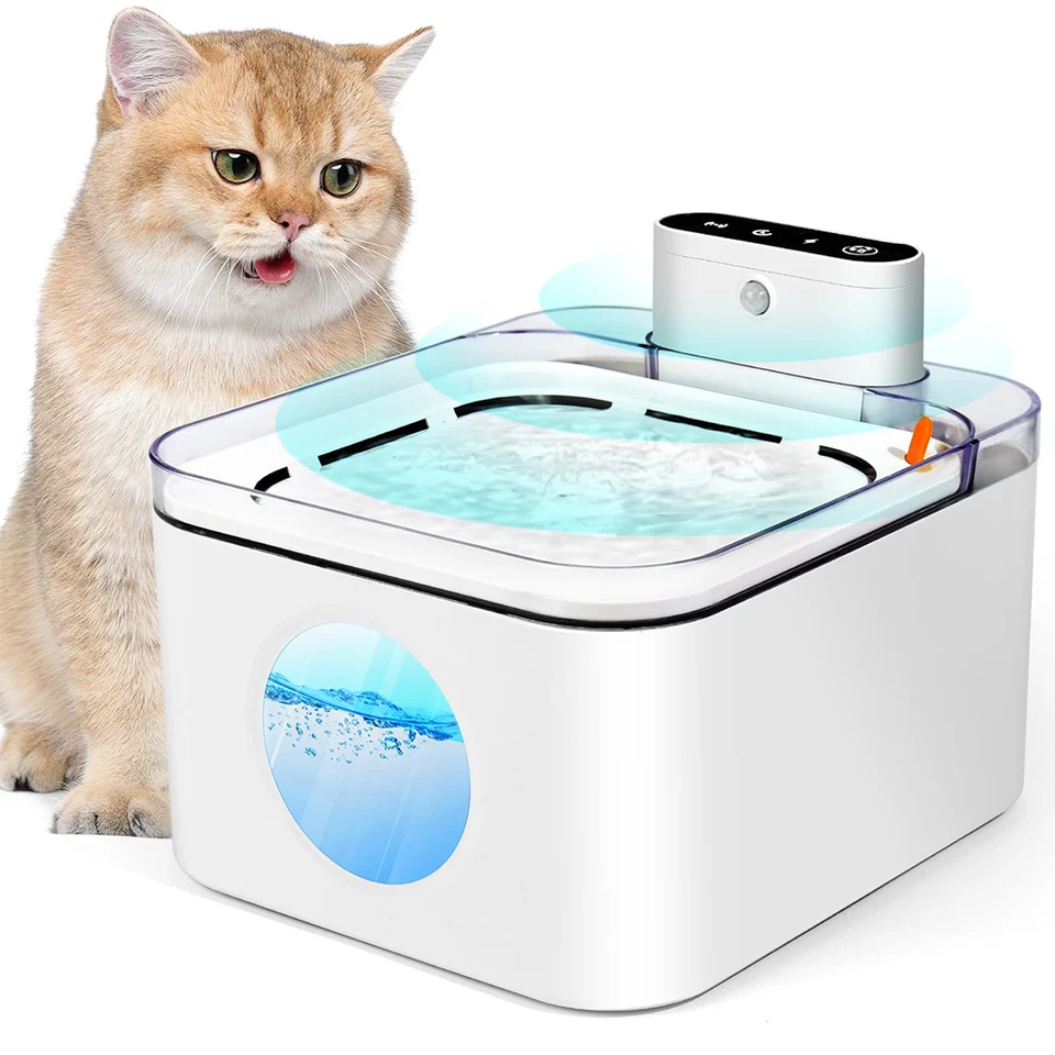 3L Automatická mačka vodná fontána USB kábel/batéria ovládaná inteligentný snímanie senzor pre psov Dispenser Pet Cats pijan s filtrom