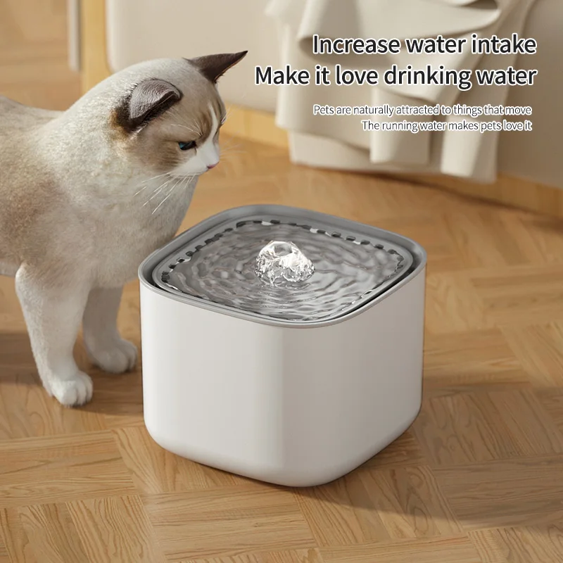 3L Cat Water Fountain Auto recirkulárny filter Veľká kapacita filtrovanie mačací vodný pijan USB Electric Mute Cats Water DispenSer