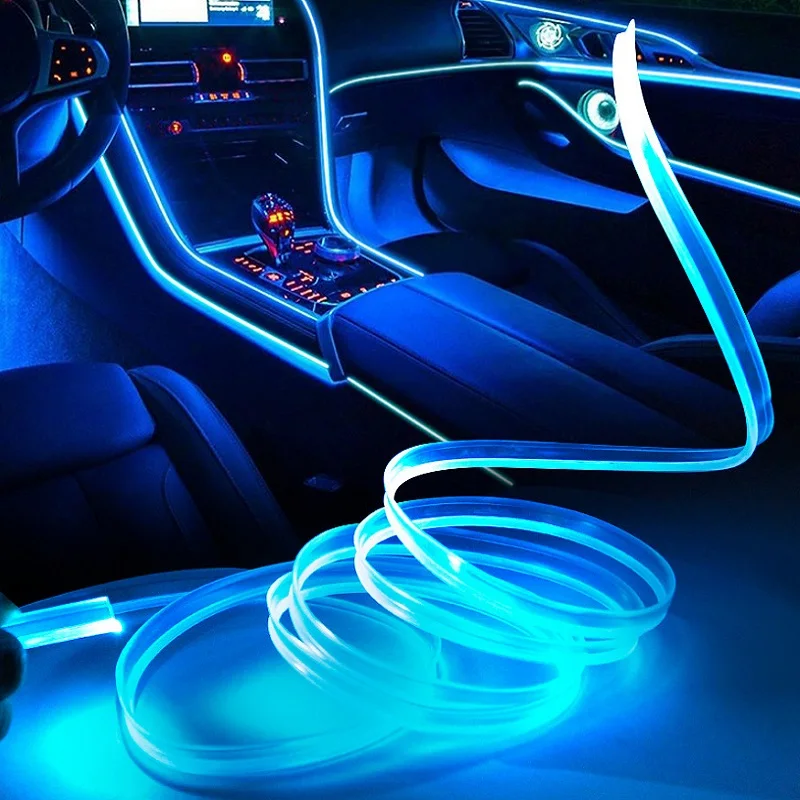 3M auta studené svetlo LED LED ATMOSPEAMOBOSLE LAMPA FLEXIBLE Vnútorné dekorácie lišty TRESPLIPS Svetlo pre USB Line trubicu