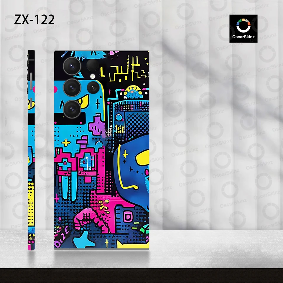 3M farebná nálepka pre nálepku pre Samsung Galaxy S24 S23 S22 Ultra Plus S21 note20 Zadná obrazovka Chránič obalu obalové kamene nálepka