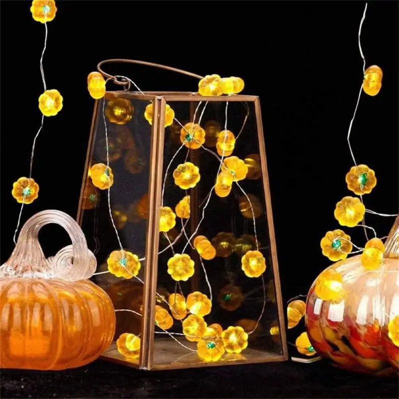 3M Nový Halloween 3D tekvica svetlo String Bat Spider Pattern Led LED dekorácia lucerny Halloween Party Lamp Festival Supplies