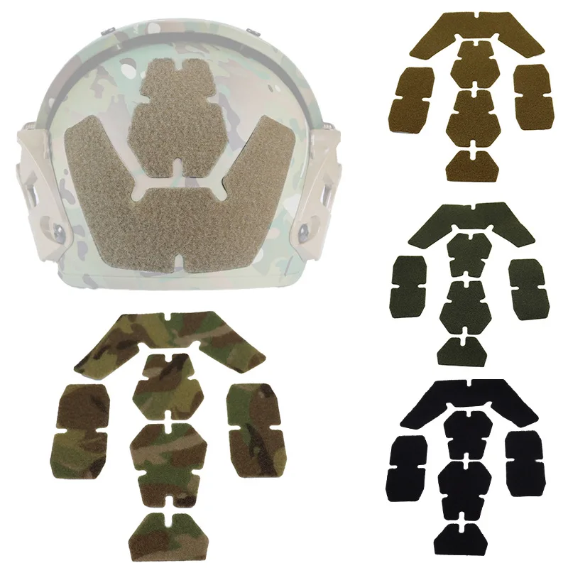 3M taktický AF vzduchový rámec prilba CP Helma Magic Sticker Patches Hook Loop Upevňovací príslušenstvo pre AF prilbu suchý suchý suchý suchý suchý suchý