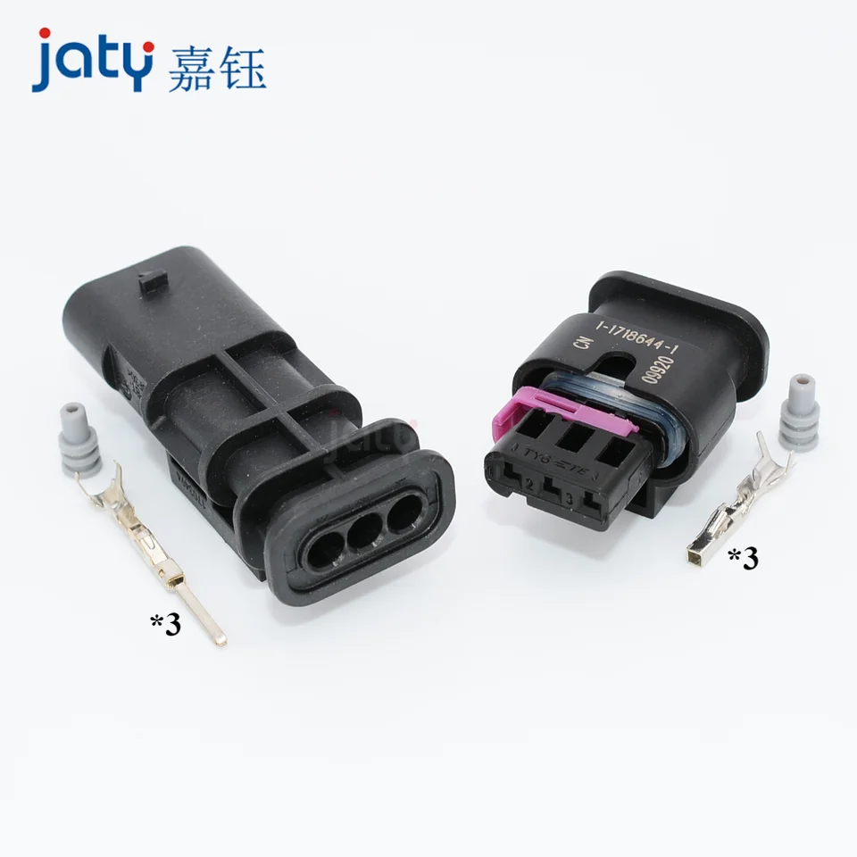 3p 1-1703494-1/1-1718644-1 Jiayu Automotive Connector Muž/ženská dýza Senzor Sensor Plug DJ7033WA-1.2-11/21