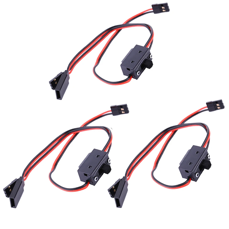 3Pack ShareGoo Jr Style 3 Cesta zapnutia prepínačov RC Switch Prijímač pre vrtuľník lietadla automobilu RC CAR TRACKPLANE, 11.8