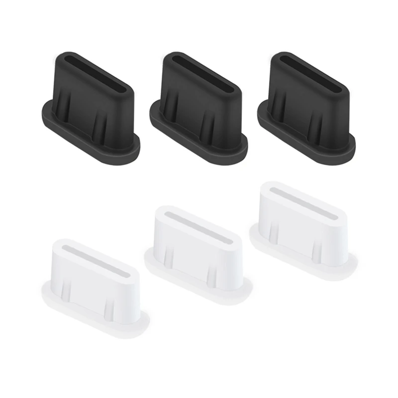 3PC Prachová zástrčka typu C pre DJI Mini 3 Pro Body Diaľkové ovládanie nabíjacie rozhranie Silikónový prachový kryt RC-N1/DJI RC Príslušenstvo