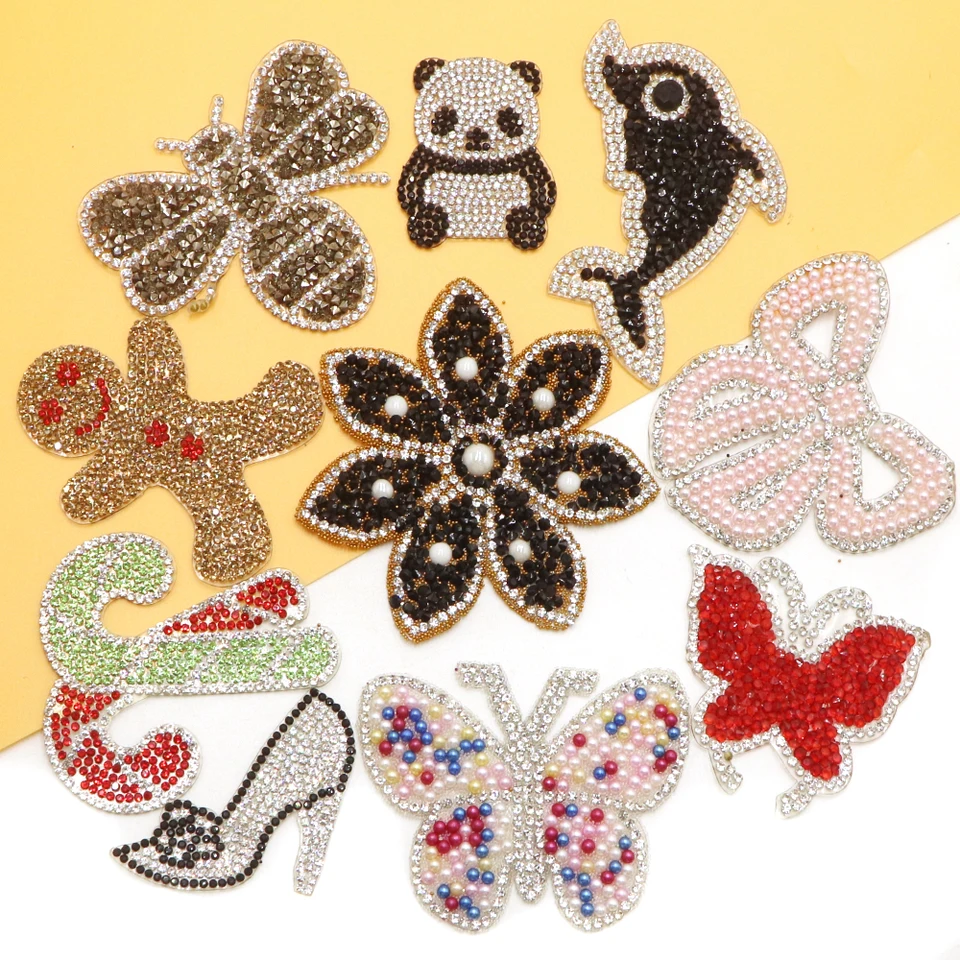 3pc vianočné včely kryštálové kamienky STAR PATCHES PRE OBLASŤ ŽELEZNIKOU NA ZADELENIE APLIKOV BADGE PRIPES Diamond Pentagram Stupechers
