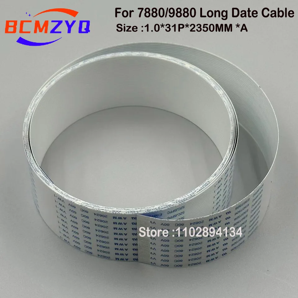 3pcs 31pin 2350m FFC Plochý kábel pre dátum pre Epson 7880 7800 9800 9880 9450 DX5 Tlačová tlačiareň TLAČ