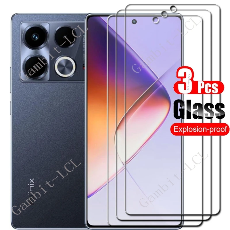 3pcs 9h Temperované sklo pre Infinix Note 40 6,78 